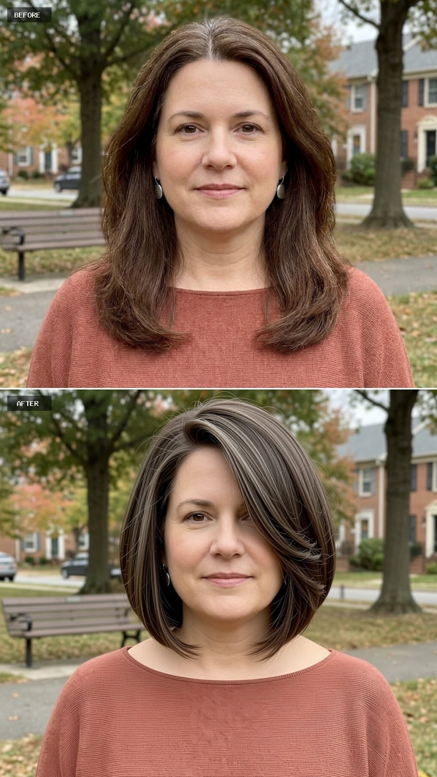 Bob Cut With Highlights That Actually Earns the Word "Polished"