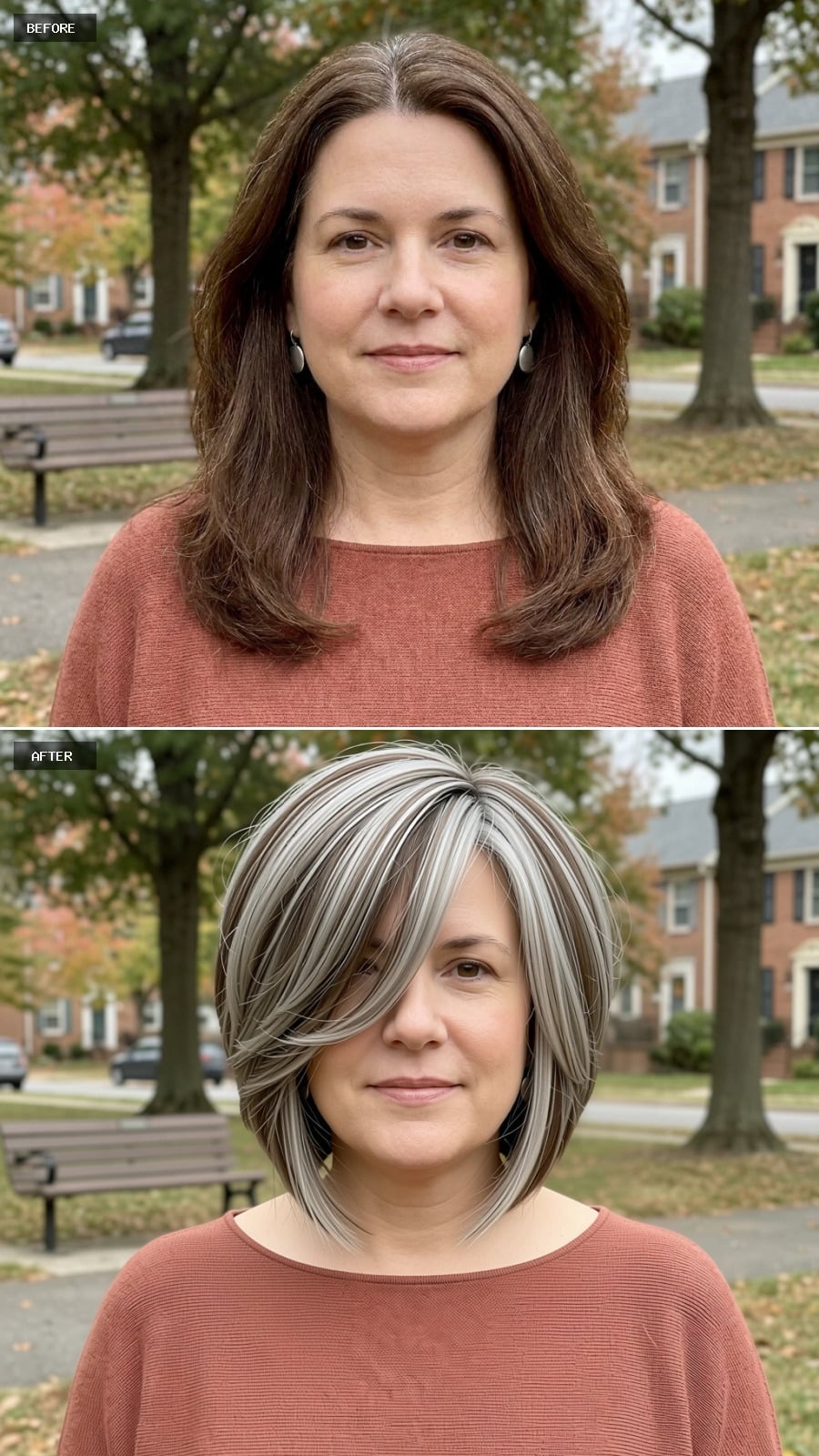 Gray Blending Done Right: How Bold Highlights Make a Bob Look Expensive