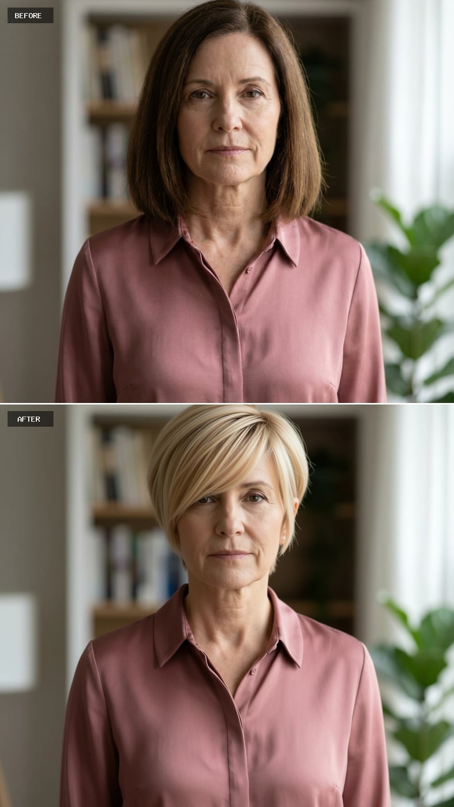 Blonde, Bob-Cut Short, and Angled in a Way That Earns Every Compliment
