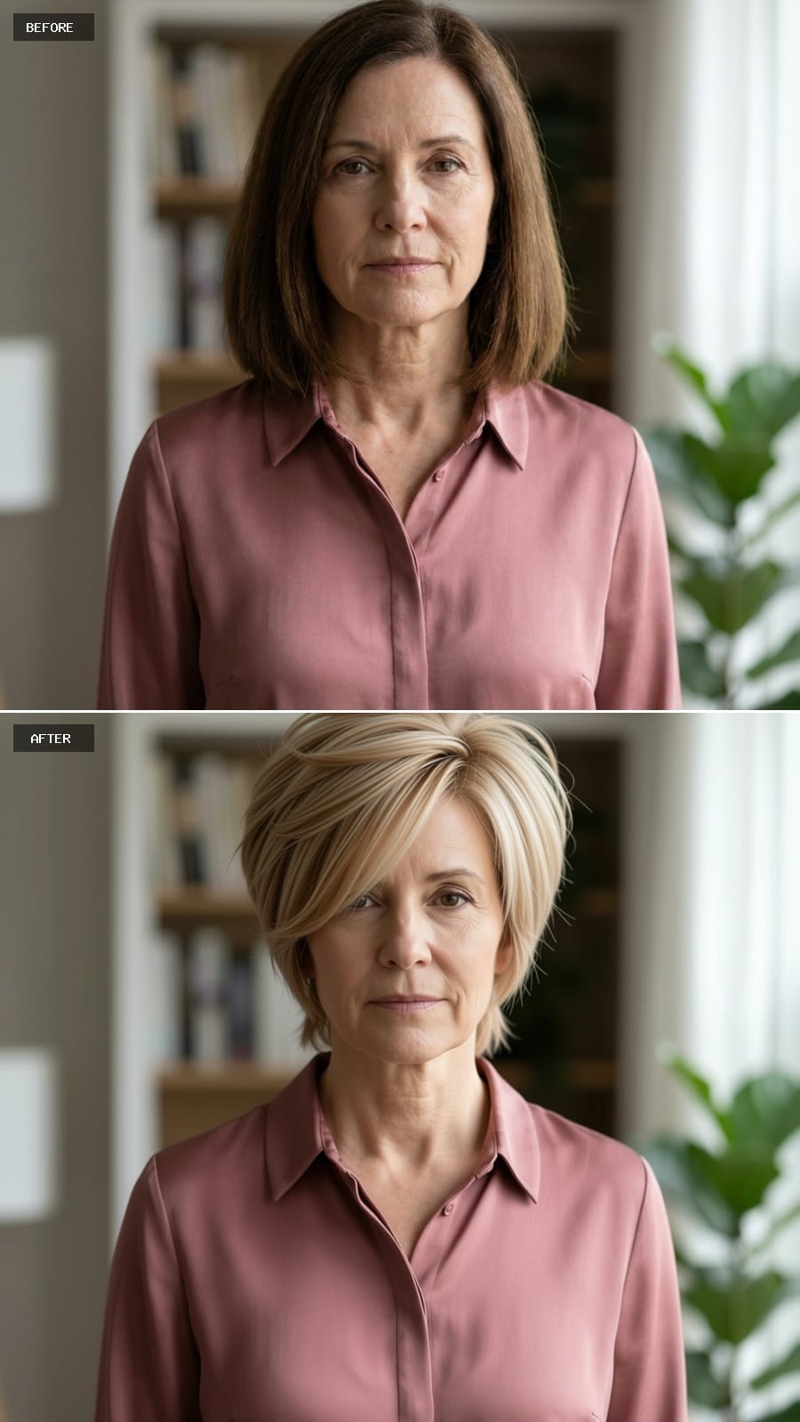 Blonde, Cropped Short, and Lighter Than Anything She'd Worn in Years