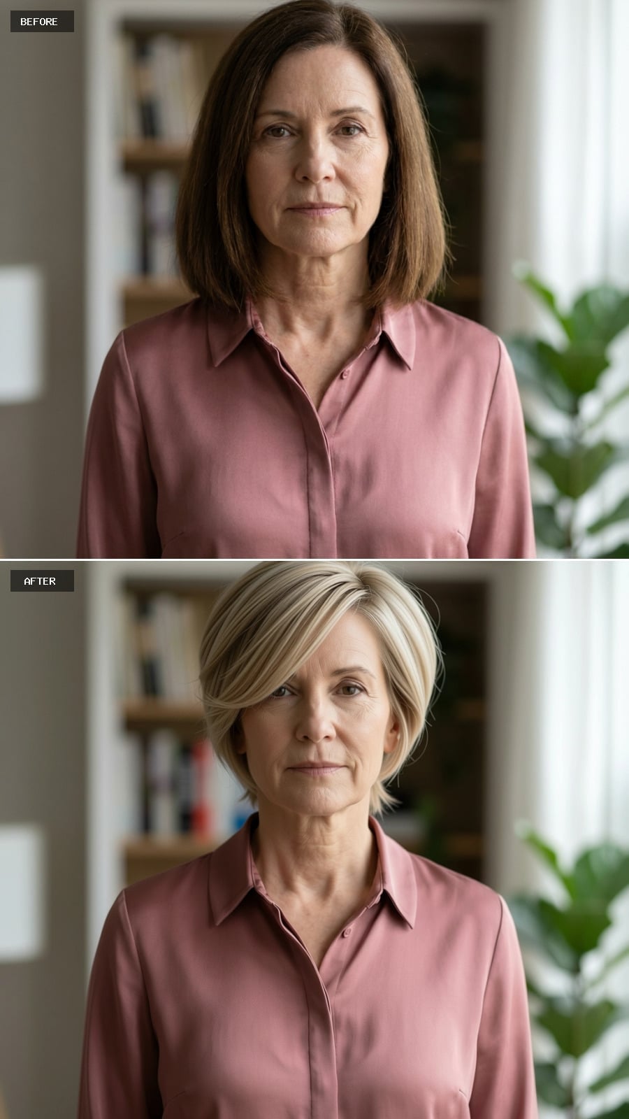 Blonde, Short-Cut, and Swept With the Kind of Ease That Takes Real Skill to Pull Off