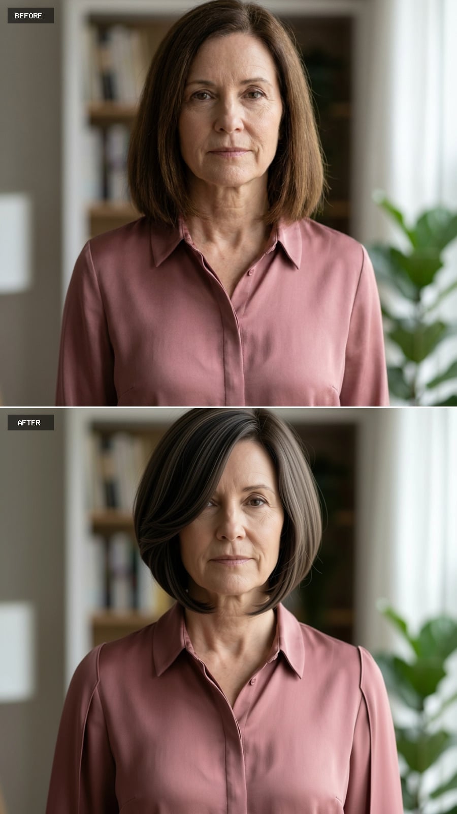 Dark, Layered, and Cut Just Short Enough to Mean It