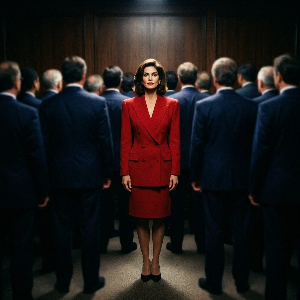 8. A Brilliant Red Suit Instead of Navy or Gray, Manhattan, 1985