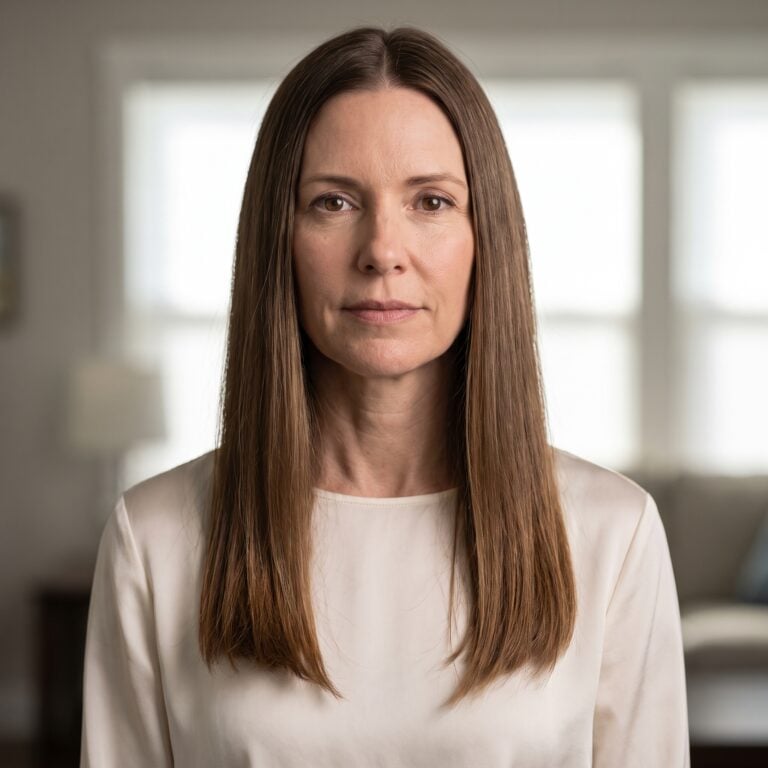 At 46 Her Long Straight Hair Made Her Face Look Tired. These Are 30 Before & After Layered Hairstyles