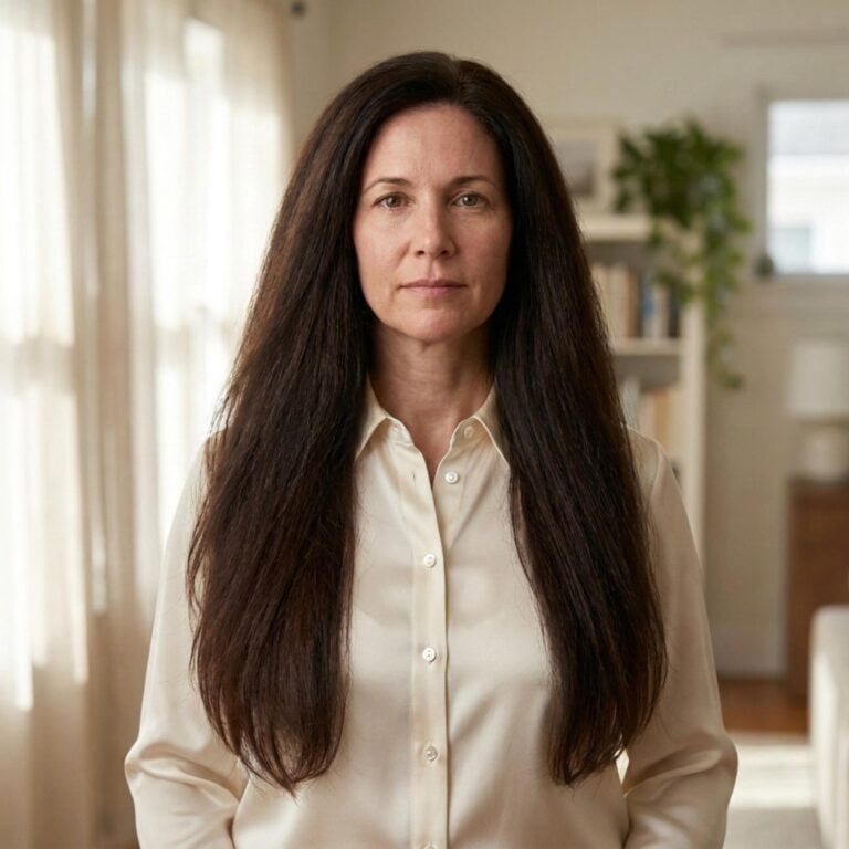She’s 45 and 5’2″ and Her Long Hair Was Overwhelming Her Small Frame. These Are 29 Before & After Hairstyles