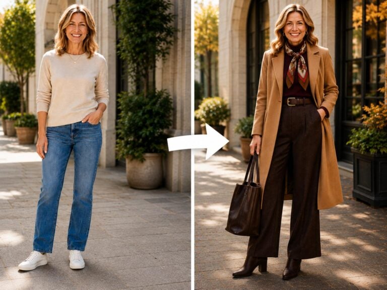 AI Gave This 46-Year-Old Woman 25 Trending Fall 2026 Makeovers — These Are the Eye-Opening Results