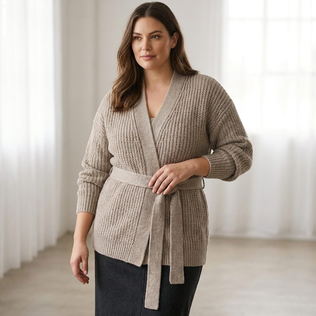 The Belted Cardigan That Took Donna Karan's Easy-Dressing Idea to Work
