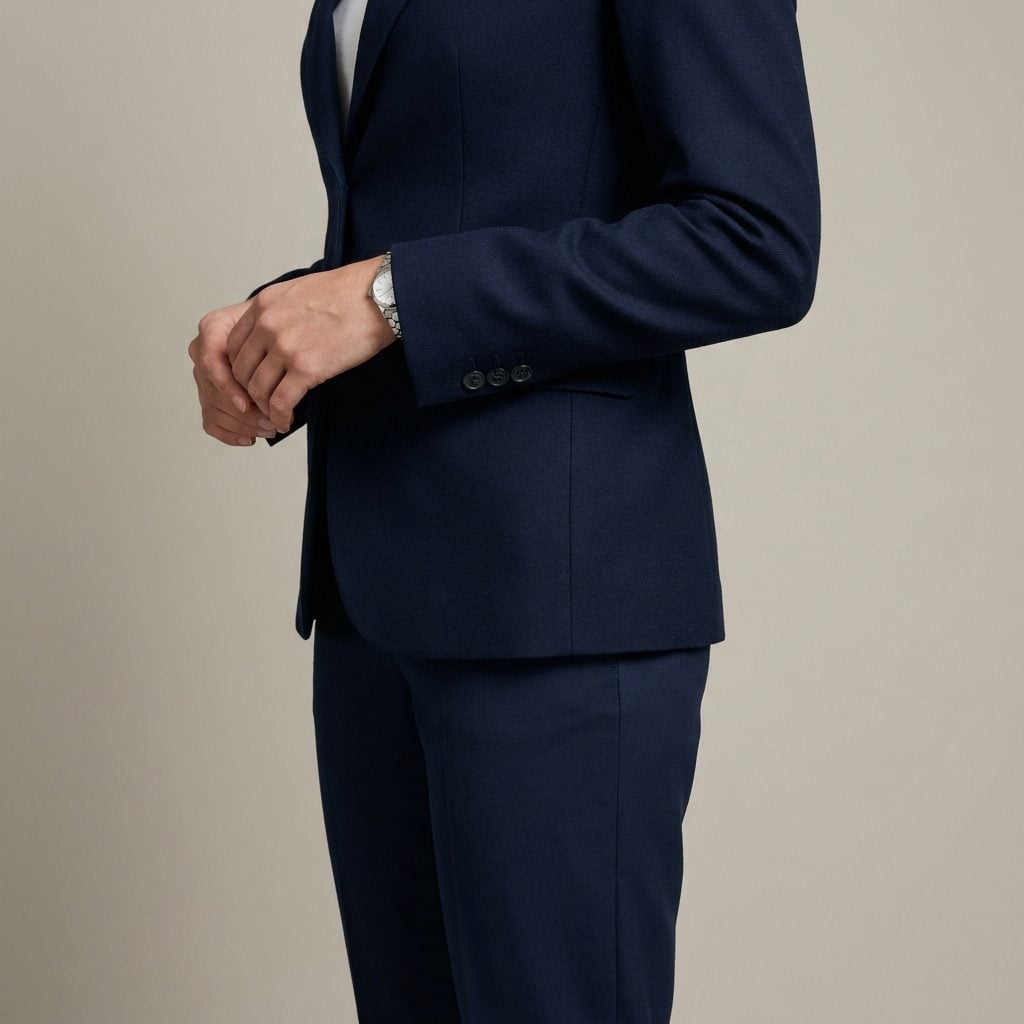 Blazer and Trousers in Slightly Different Navies