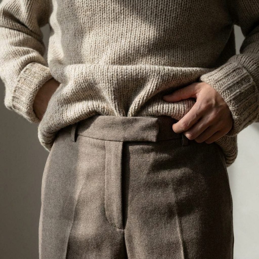 The Bulky Sweater Tuck That Bunches at the Waist