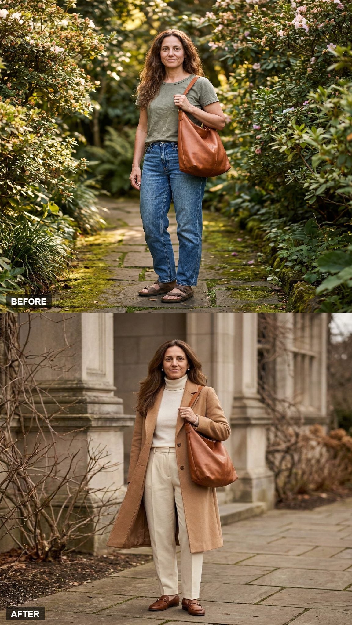 The Camel Overcoat and Ivory Turtleneck, Cold Weather Money