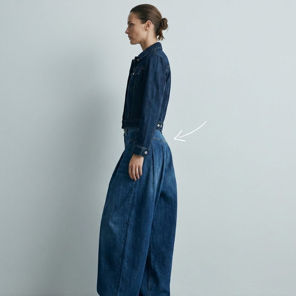 Choosing a Wide Leg That Starts Too Wide at the Hip