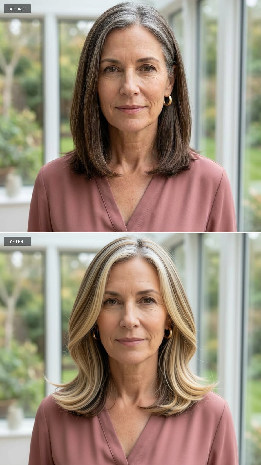 Blonde Highlights Layered Over Silver Roots: The Color Formula Colorists Keep Returning To