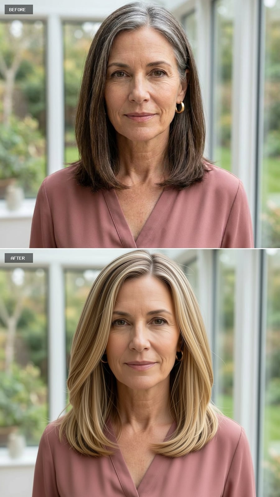 Blonde Highlights Over Silver Roots: Colorists Are Calling This the Quietly Confident Move