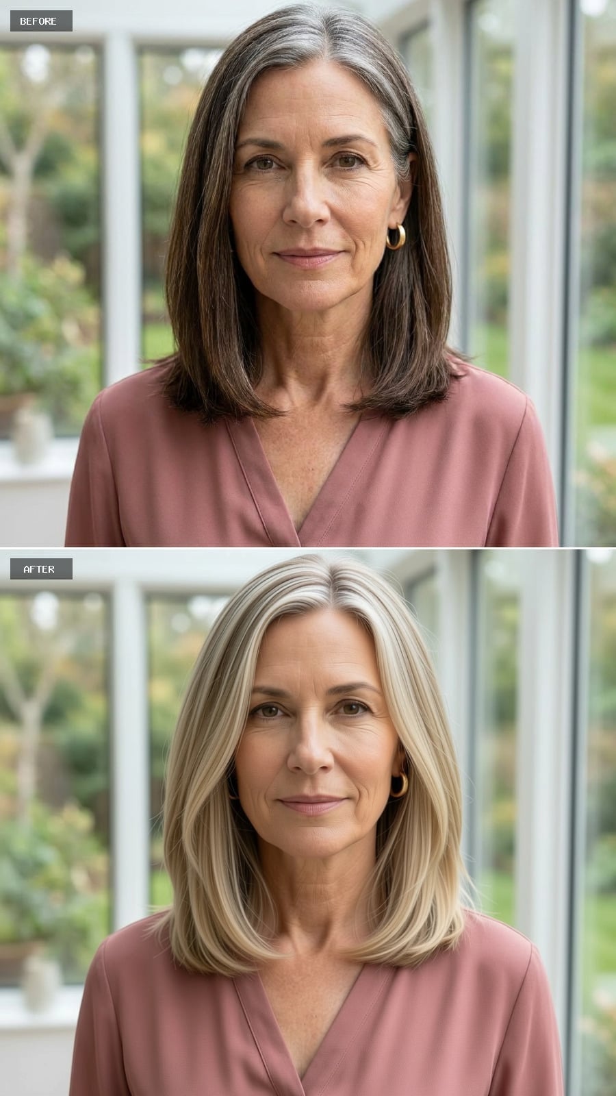 Blonde-to-Silver Grown Out with Intention: The Colorist's Answer to "What Next?"