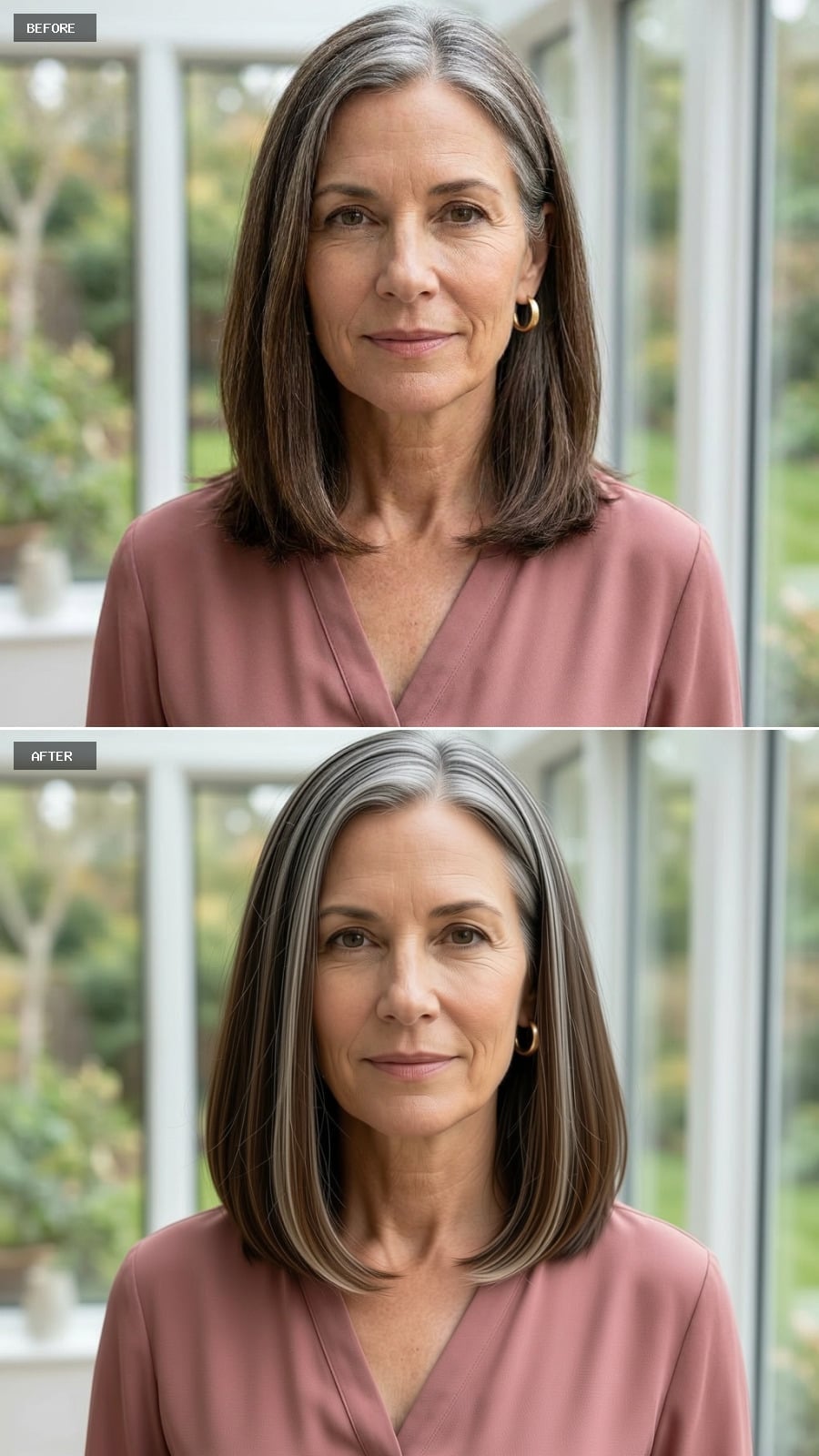 Gray Grown Out With Intention Hits Differently When the Root Does the Work