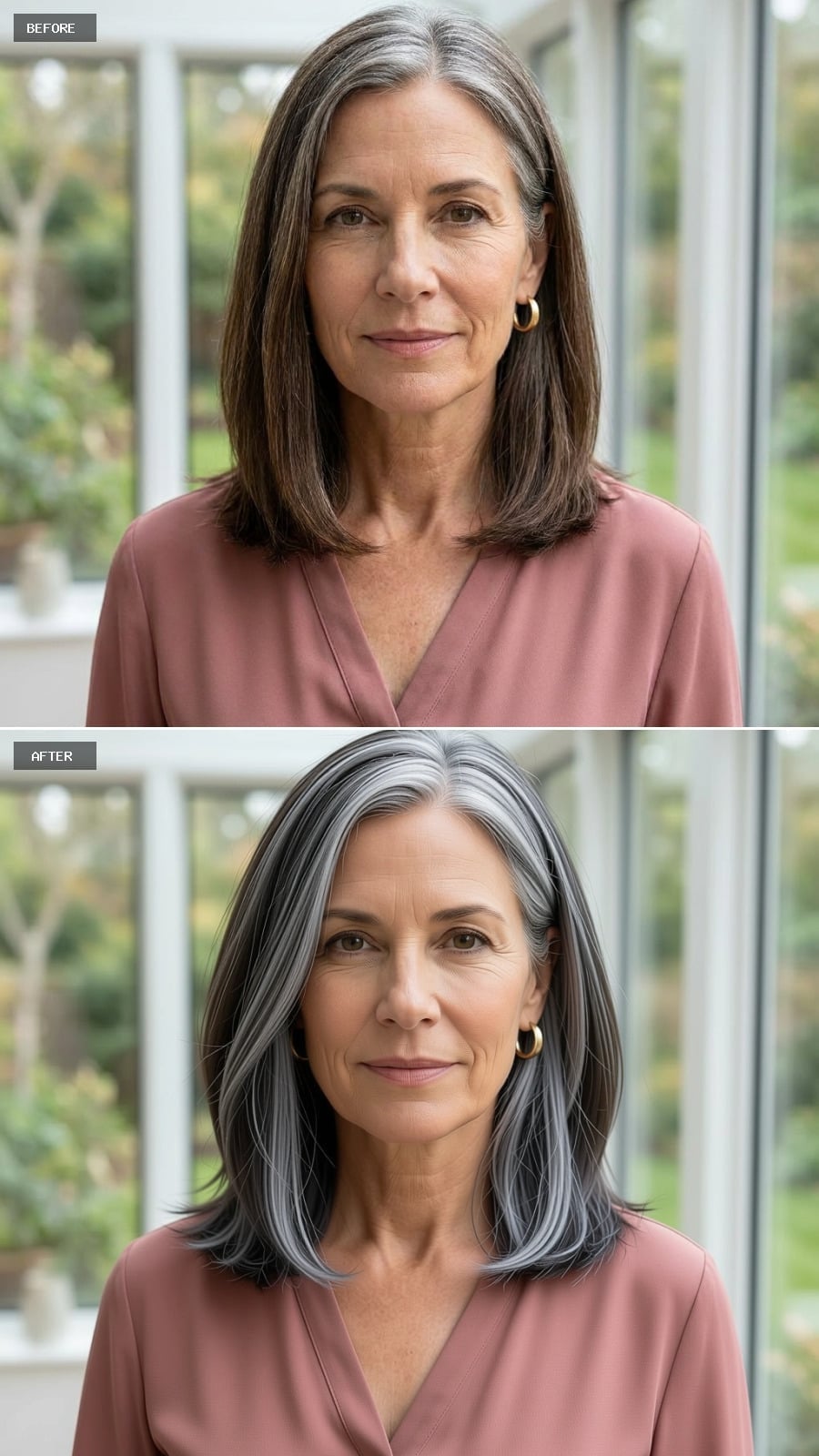 Salt-and-Pepper Goes Graphic: Why Colorists Are Calling This the Anti-Dye Dye Job