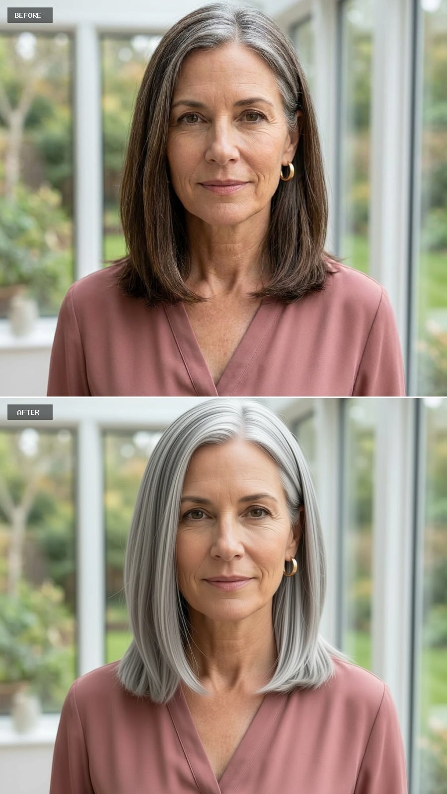 Silver Gone Full Commitment Is the Color That Actually Looks Better With Age