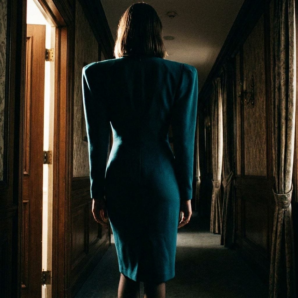 The Deep-Teal Dress With Shoulders You Could See From the Hallway