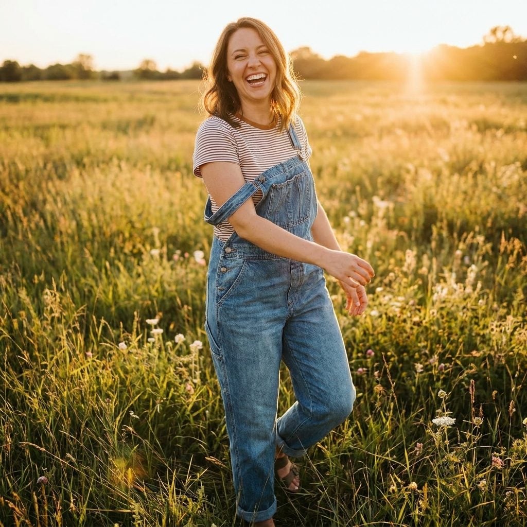Denim Overalls