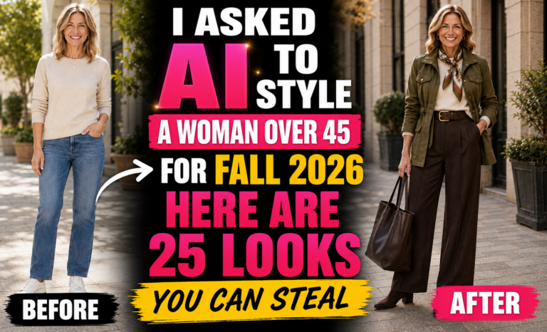 Video: I Asked AI to Style a Woman Over 45 for Fall 2026 — Here Are 25 Looks You Can Steal