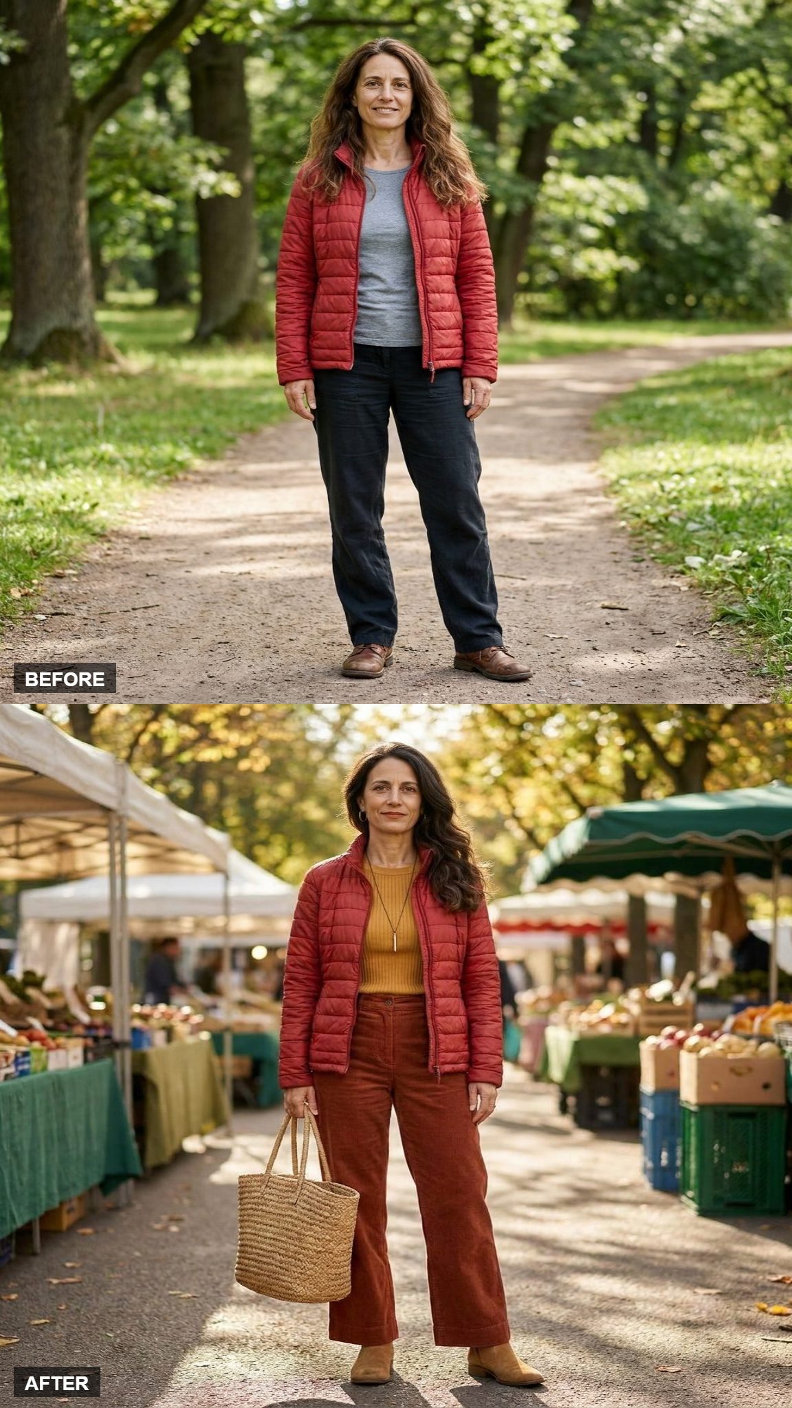 Farmers Market in Warm Corduroy and Suede