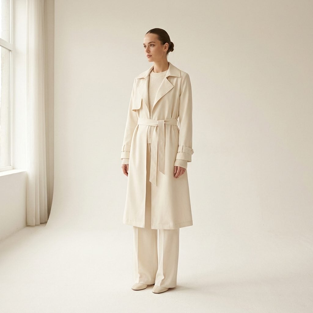 Go Full Monochrome Underneath in Cream
