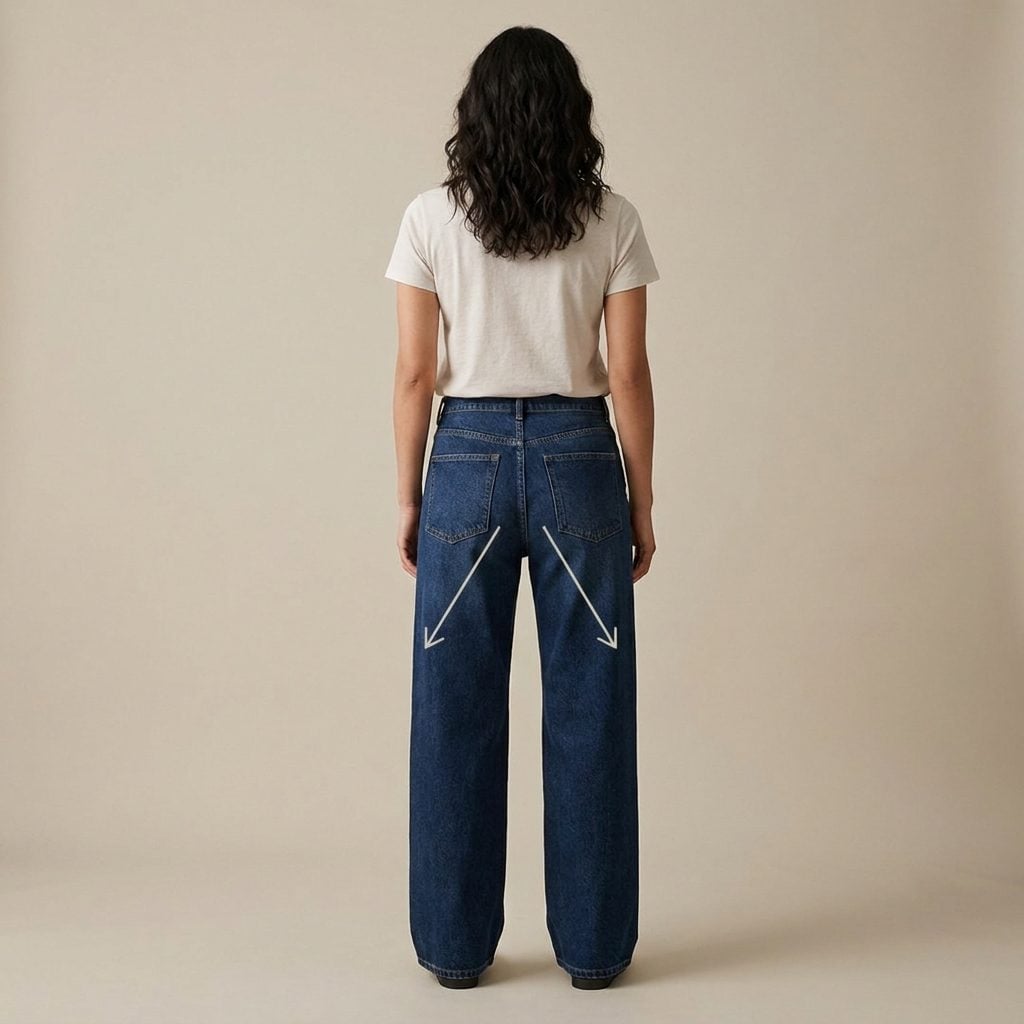 Ignoring Where the Back Pockets Sit and Making Your Rear Look Lower