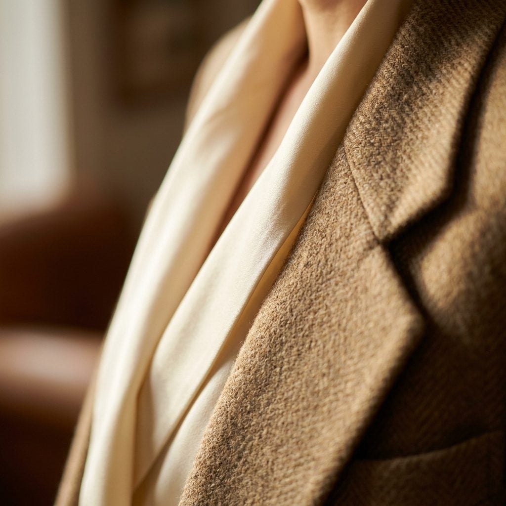 The Ivory Silk Blouse Doing the Softening