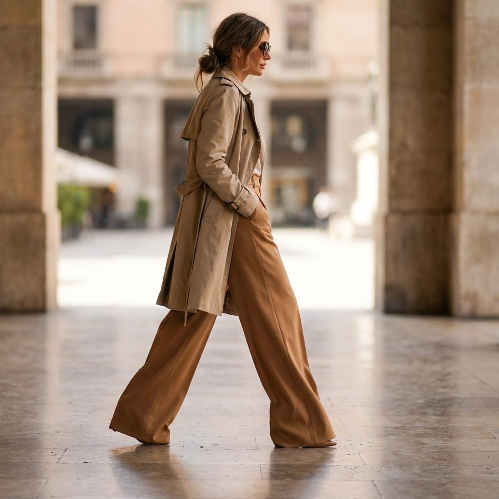 Layer It Over Wide-Leg Trousers for a Longer Line