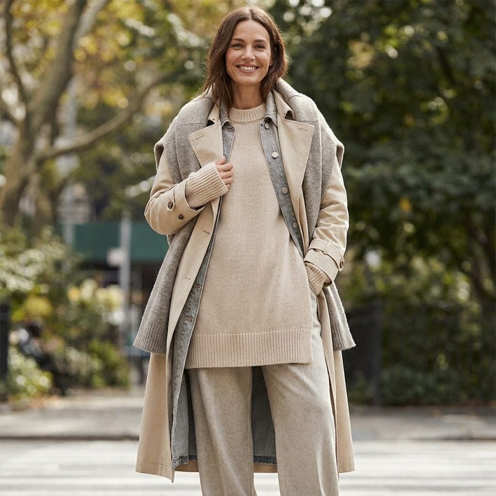 Layering So Many Long Pieces You Lose Your Waist and Your Legs Entirely