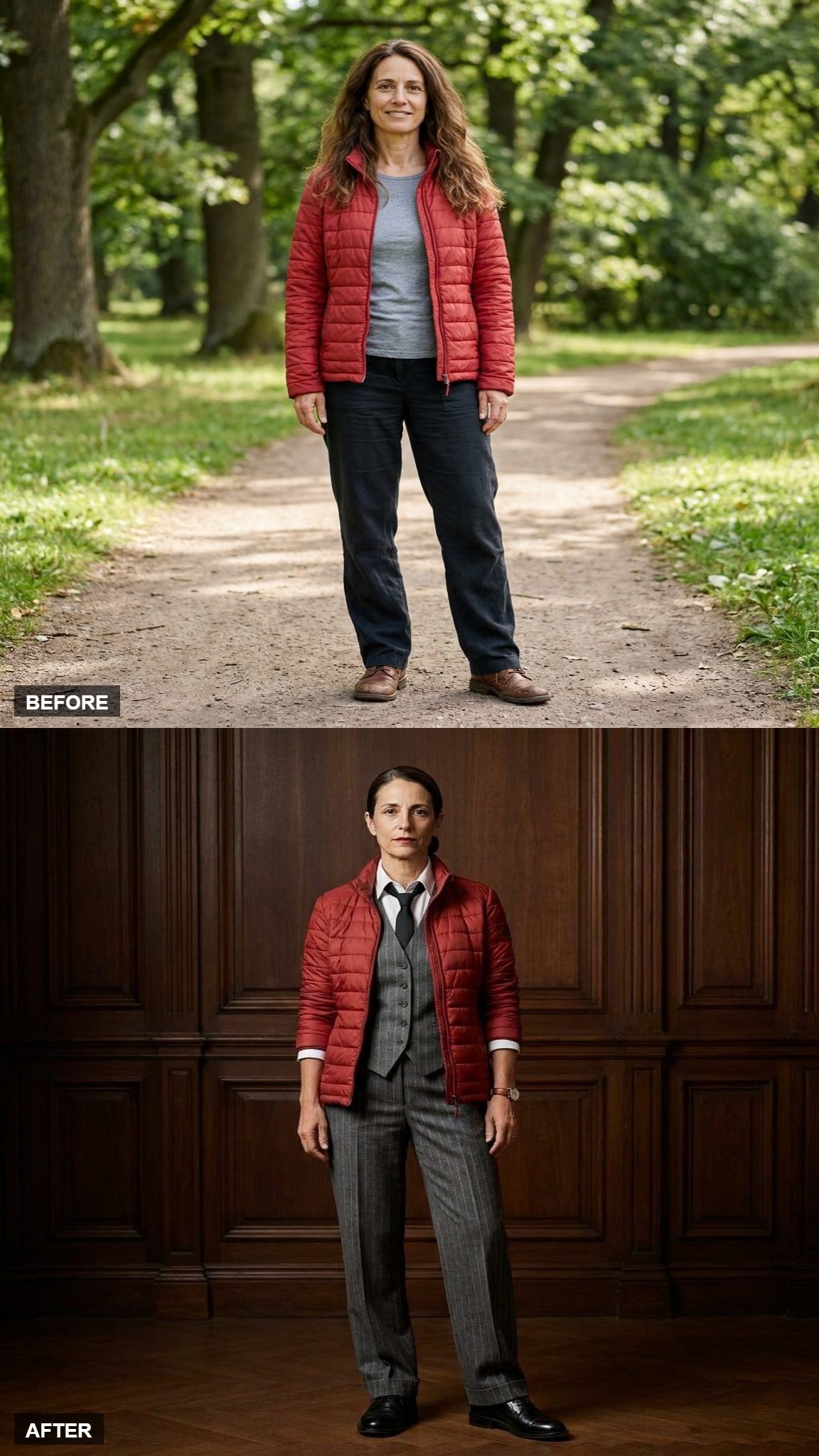 Menswear Polish With the Quilted Jacket Over a Waistcoat