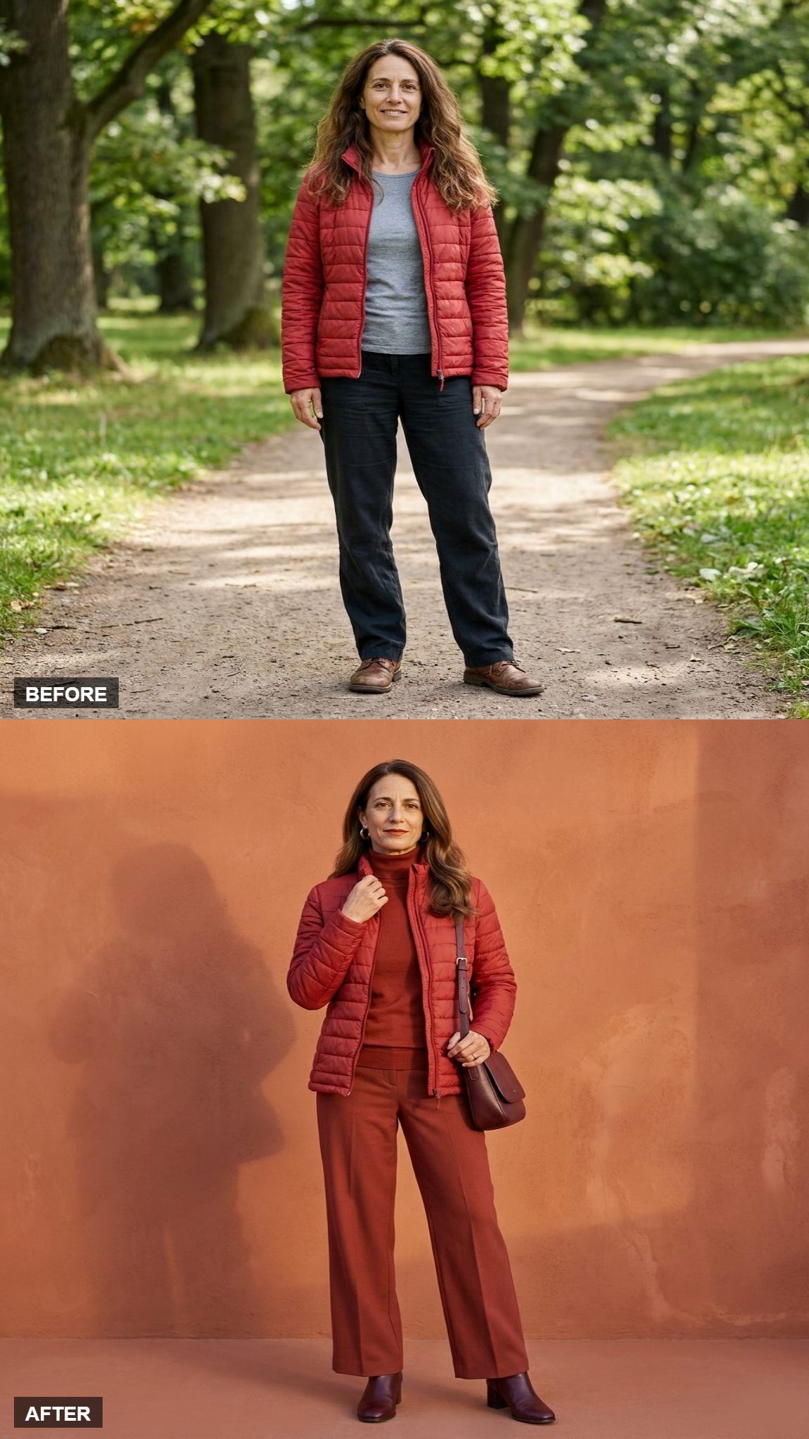 Monochrome Dressing With a Full Red Story