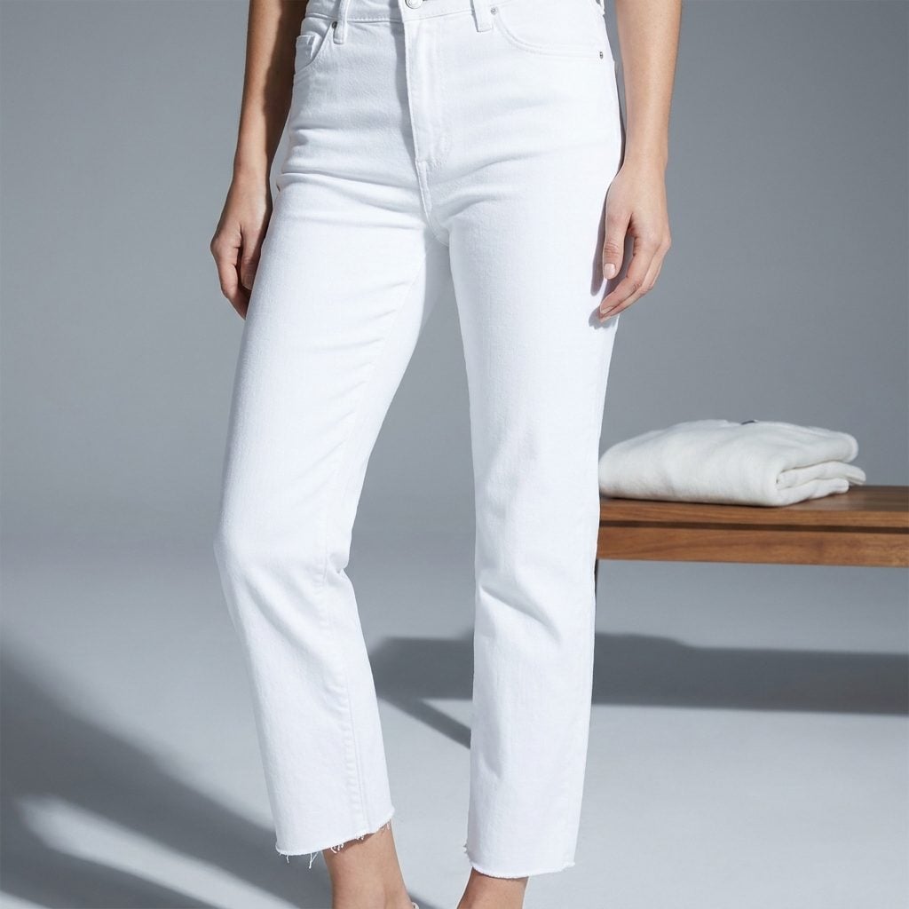 Optic-White Denim So Harsh It Kills the Whole Look