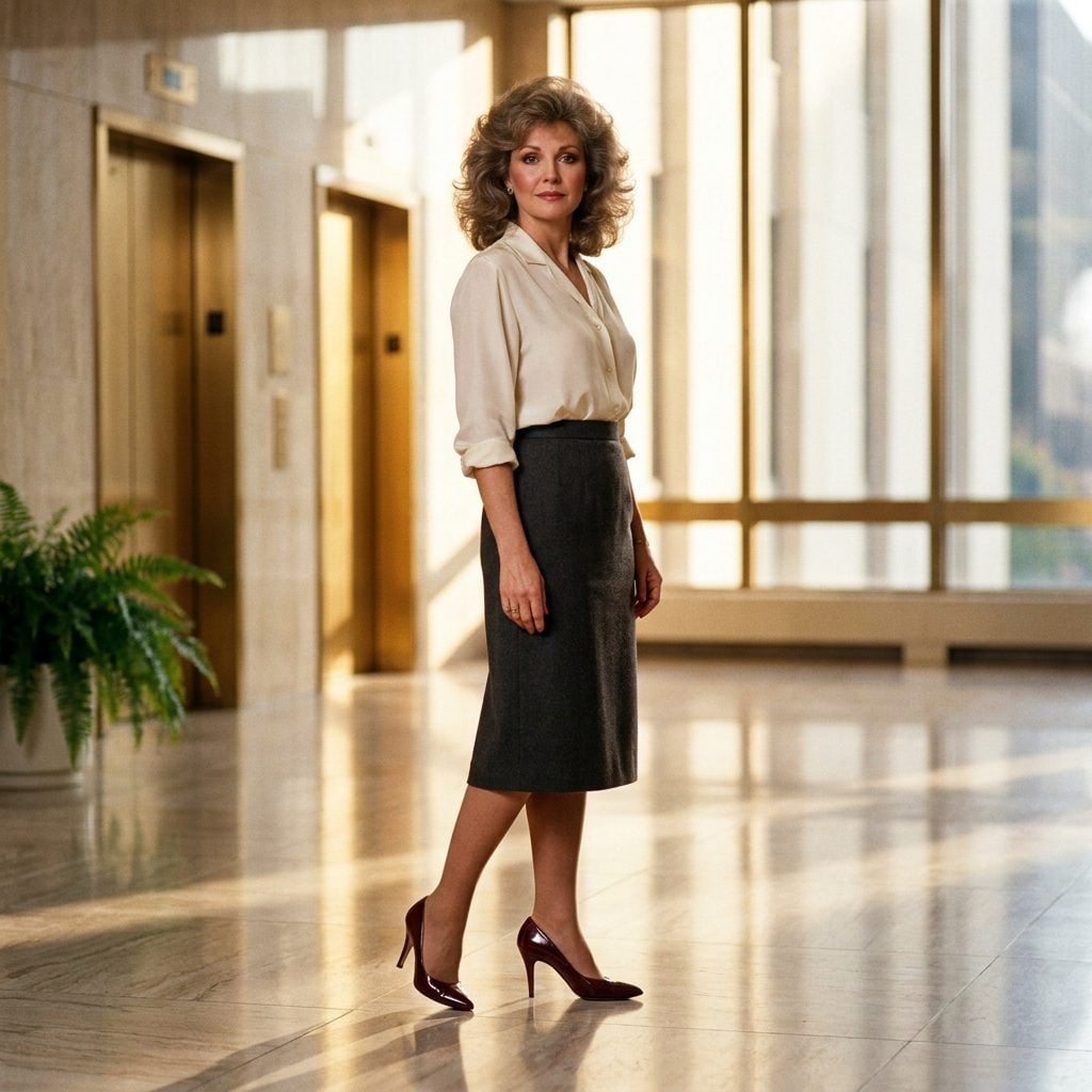 Pointed-Toe Pumps Made Legs Appear Longer