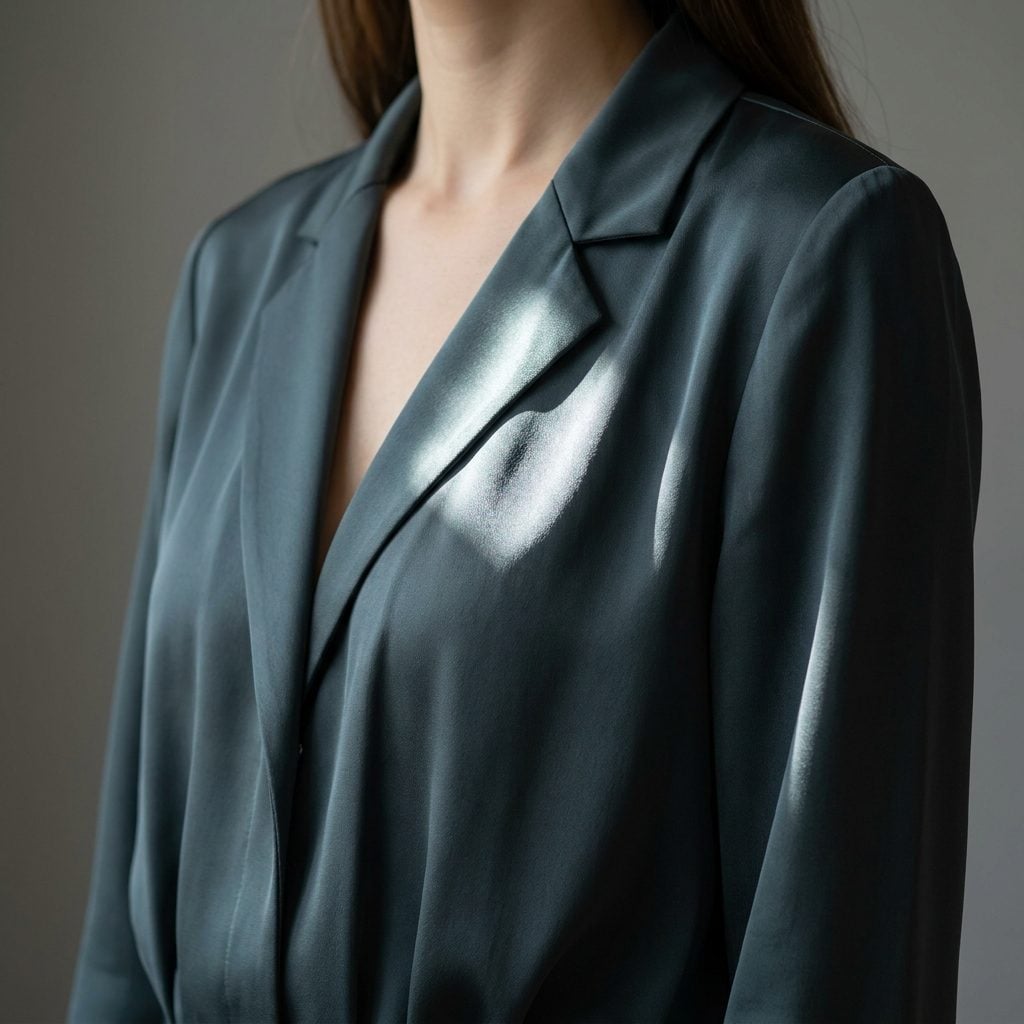 Polyester Satin That Catches the Light Too Hard