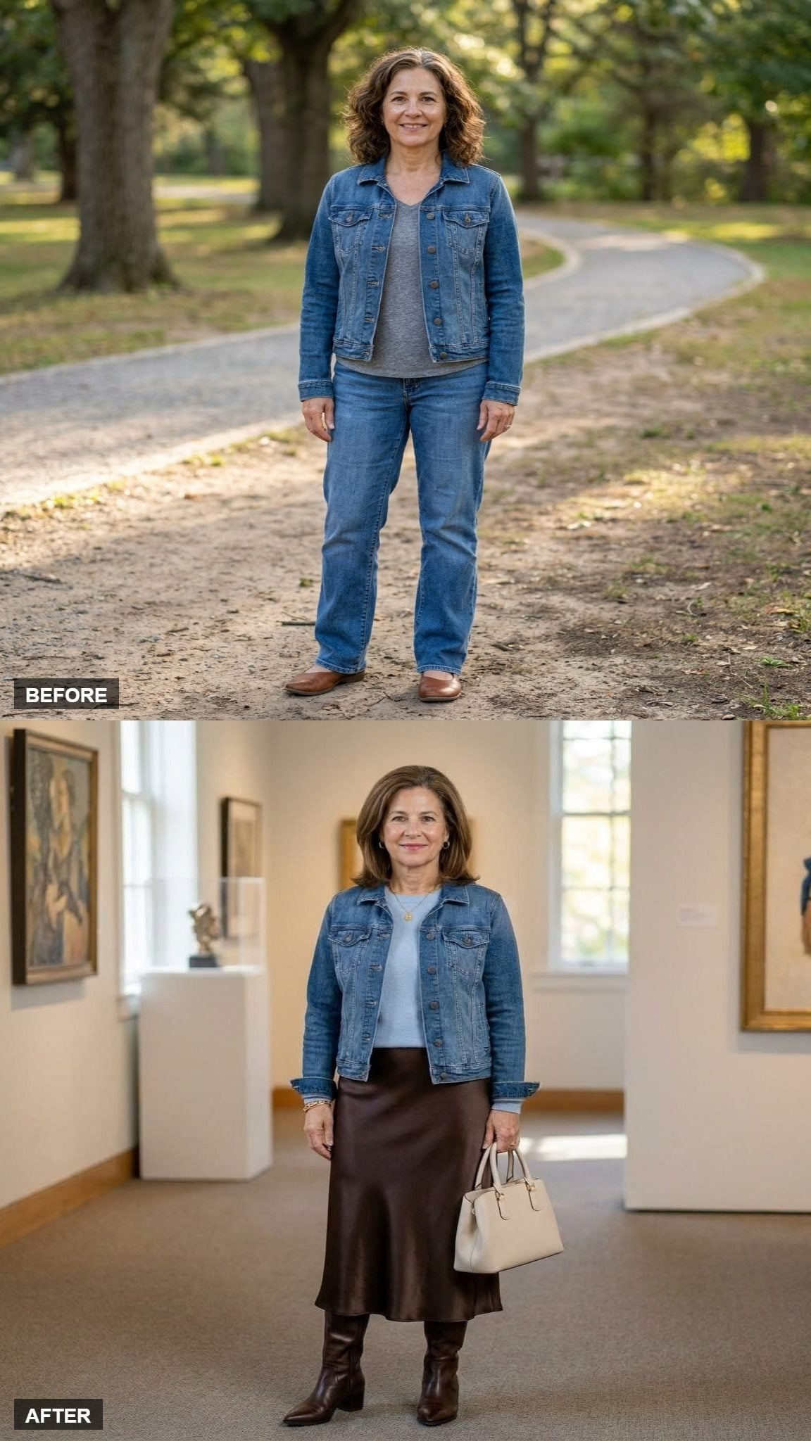 27 Ways to Wear a Denim Jacket After 55 This Fall Without Looking Like You’re Trying to Dress Younger
