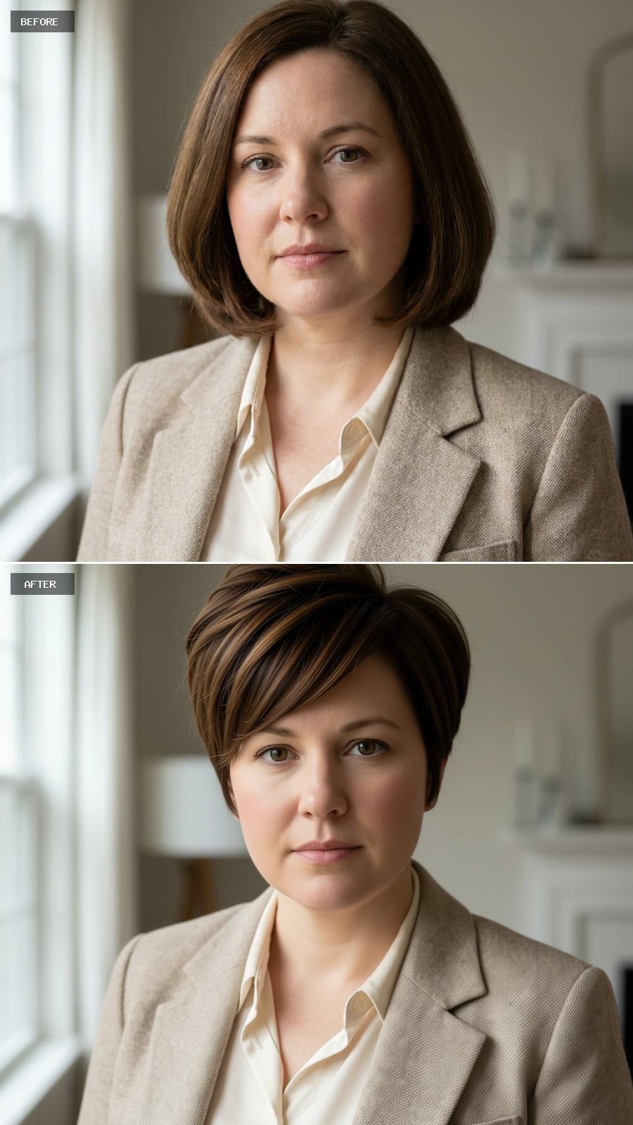 Short Hair With Dimension: How Highlights and a Side Sweep Reframe Everything