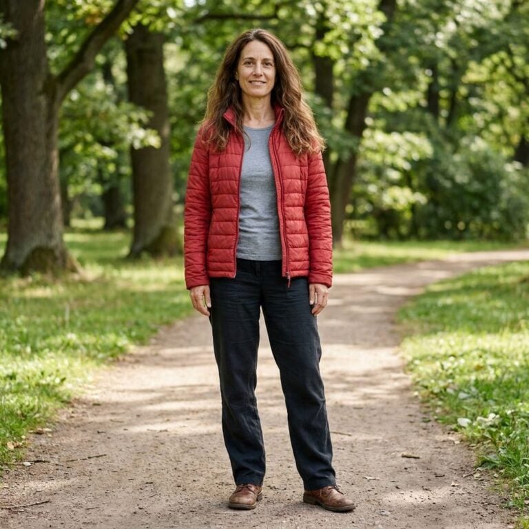She Was Comfortable in Her 46 YO Body But Wanted Red Quilted Jacket Ideas for Real Bodies. These Are the 30 Before & After