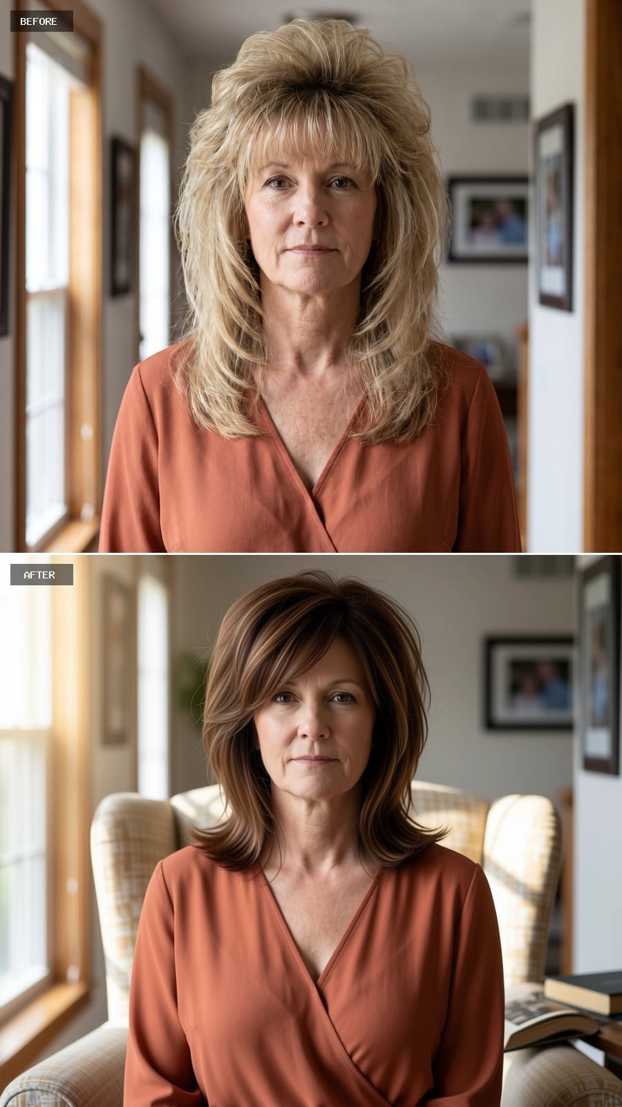 Darker Color and Forward-Swept Layers Give the Cut a Stronger Outline