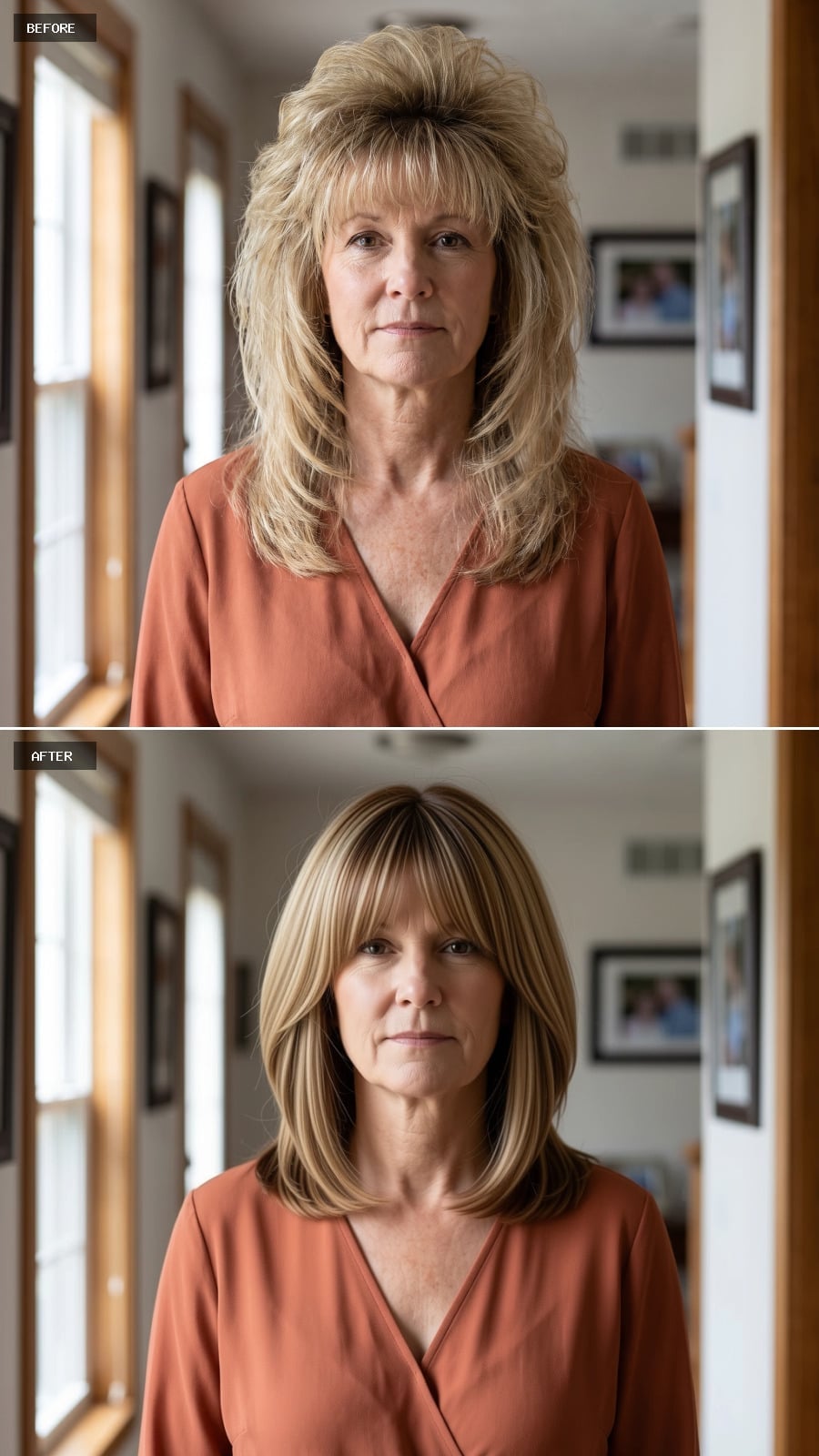 Straight Bangs and a Sleek Bob Show What Clean Lines Can Do