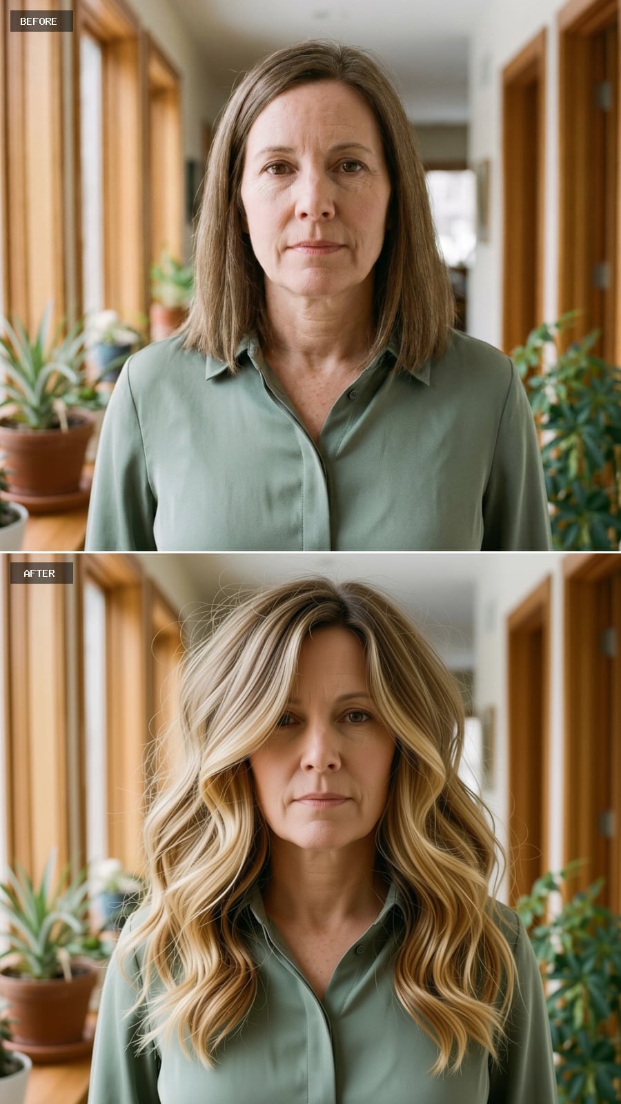 Blonde Highlights, Wavy Volume, and a Length That Earned Every Inch
