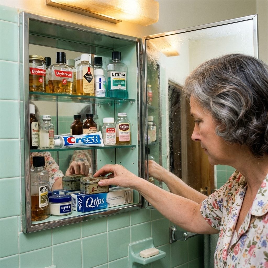 She Opened the Medicine Cabinet Looking for Her Hairpins