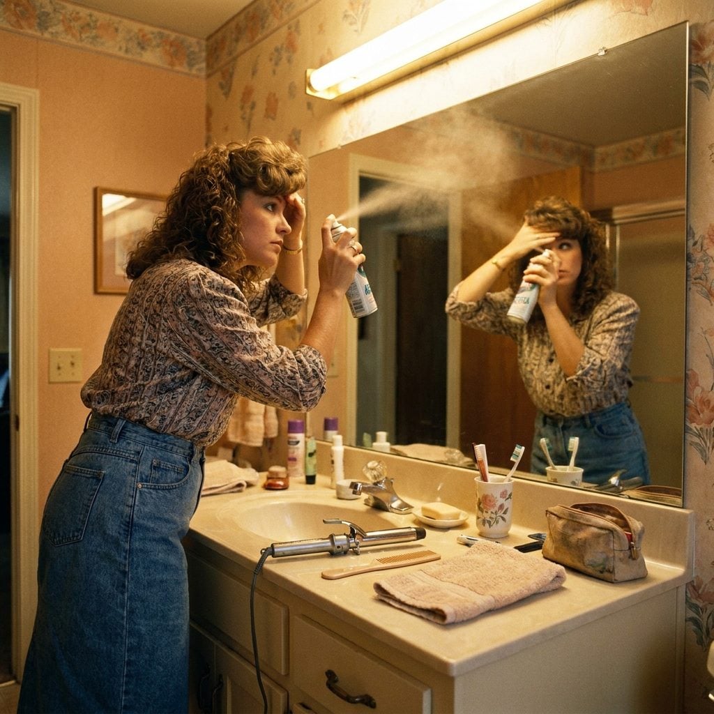 She Sprayed Her Hair Until You Could Smell It Down the Hall