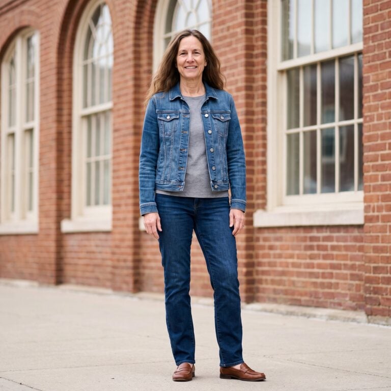 She Thought a Denim Jacket Was Only for Younger Women at 57. She Asked AI to Prove Her Wrong — See These 26 Before & After