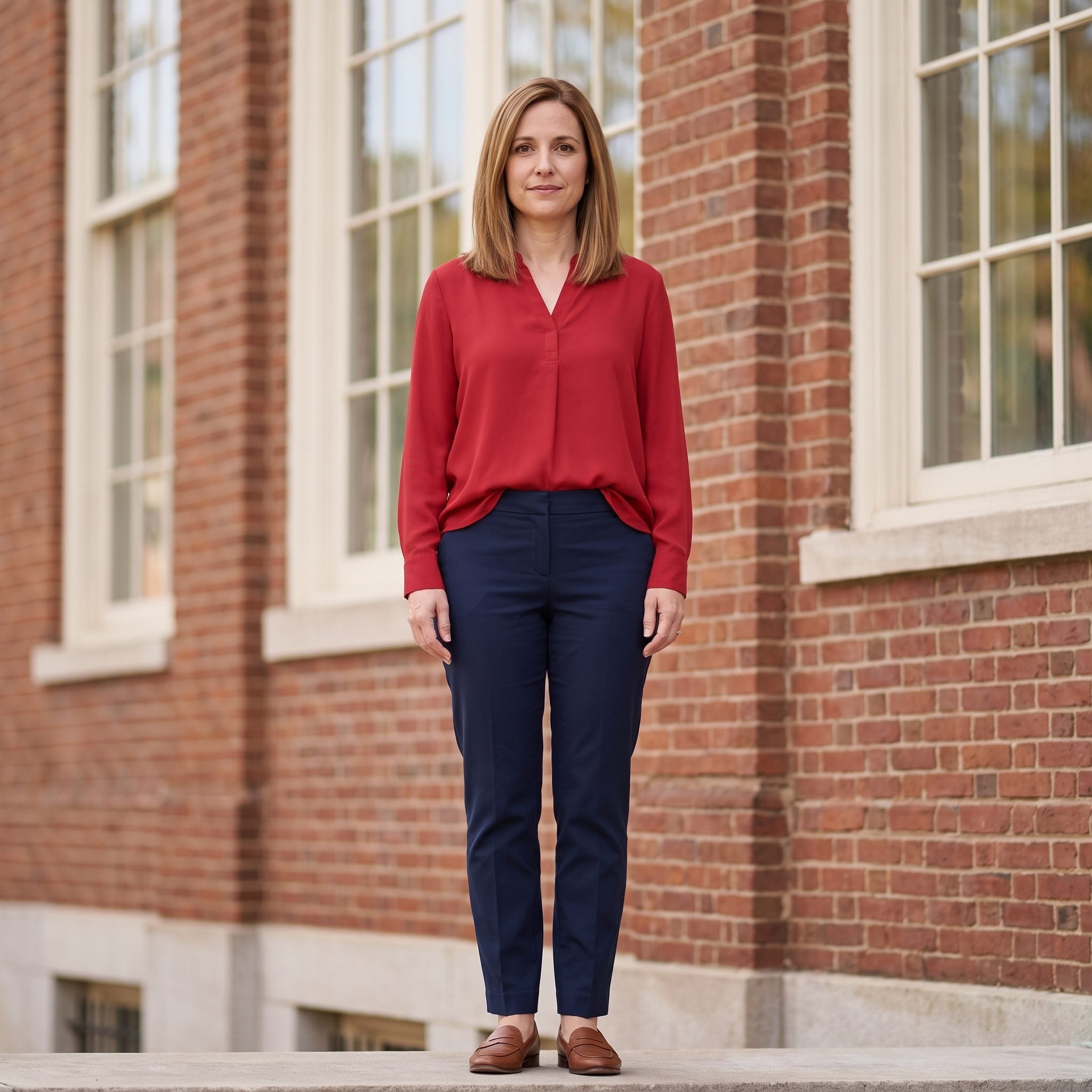 She Wanted Slimming Red Popover Top Ideas. These 27 Fall Outfits Changed Everything (Before & Afters) - Before