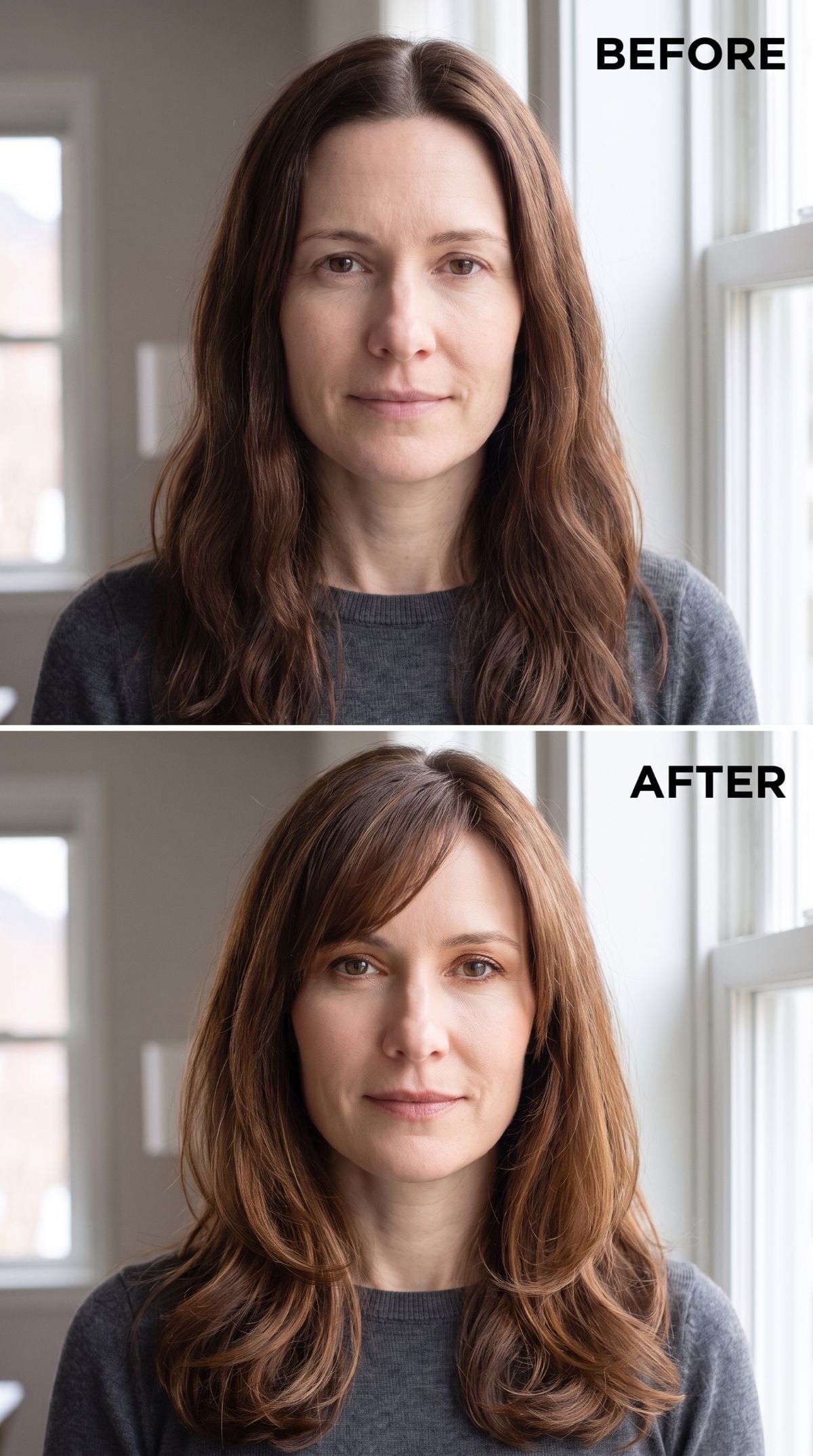 Bangs Did the Heavy Lifting Here, and the Layers Did the Rest