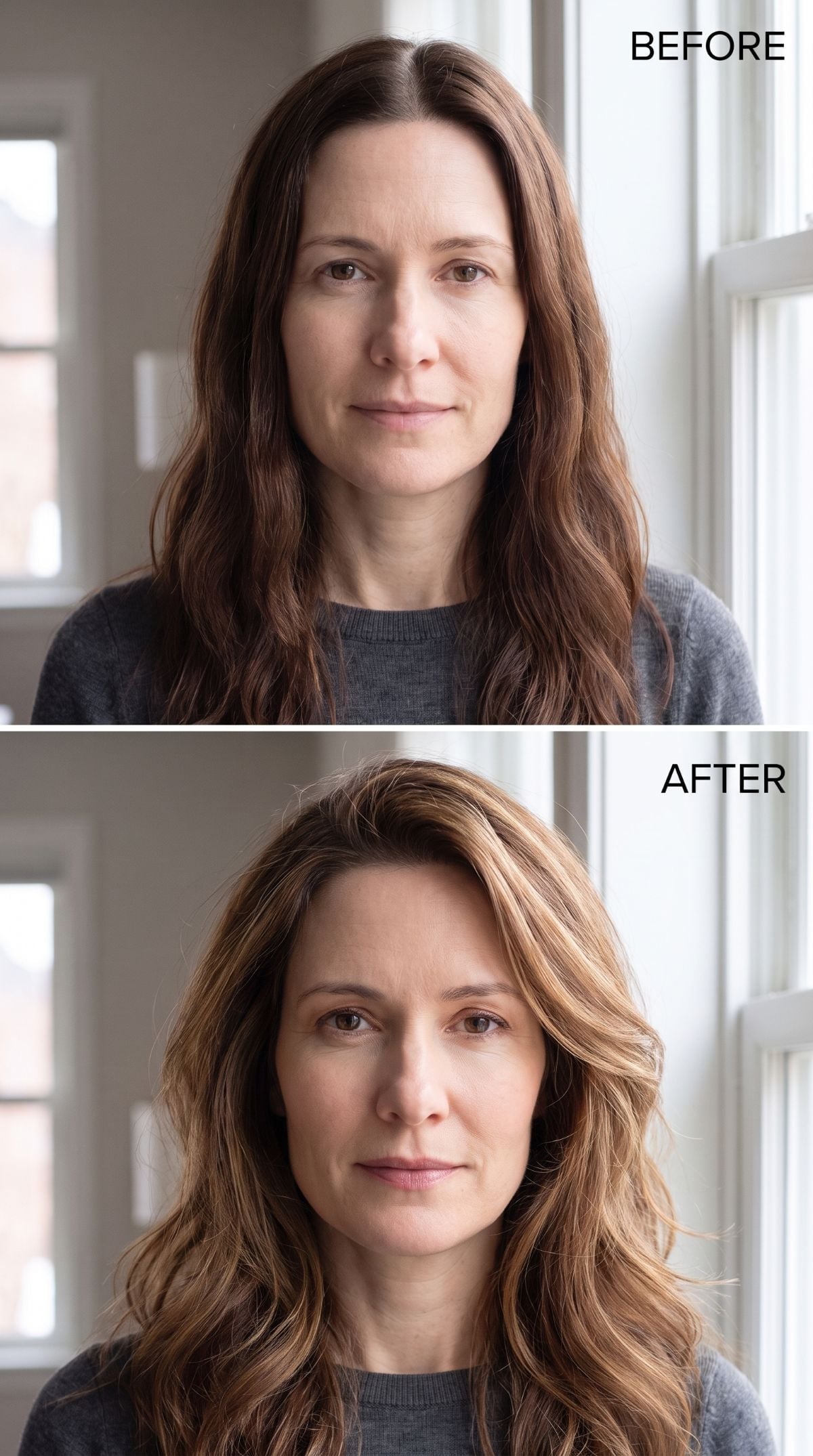 Highlights Did the Softening, and Her Square Jaw Finally Had to Share the Frame