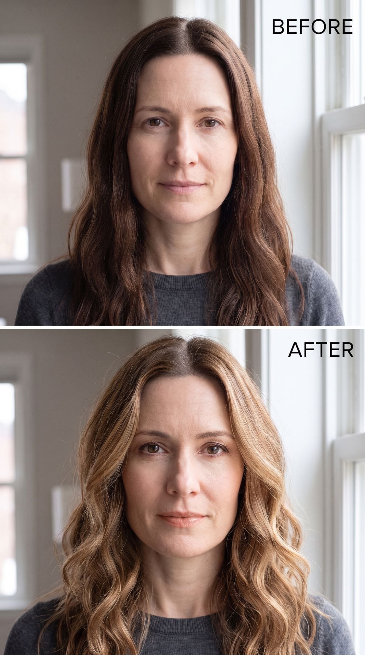 Wavy Blonde Layers Redirected the Attention Her Jaw Had Been Holding Onto for Years