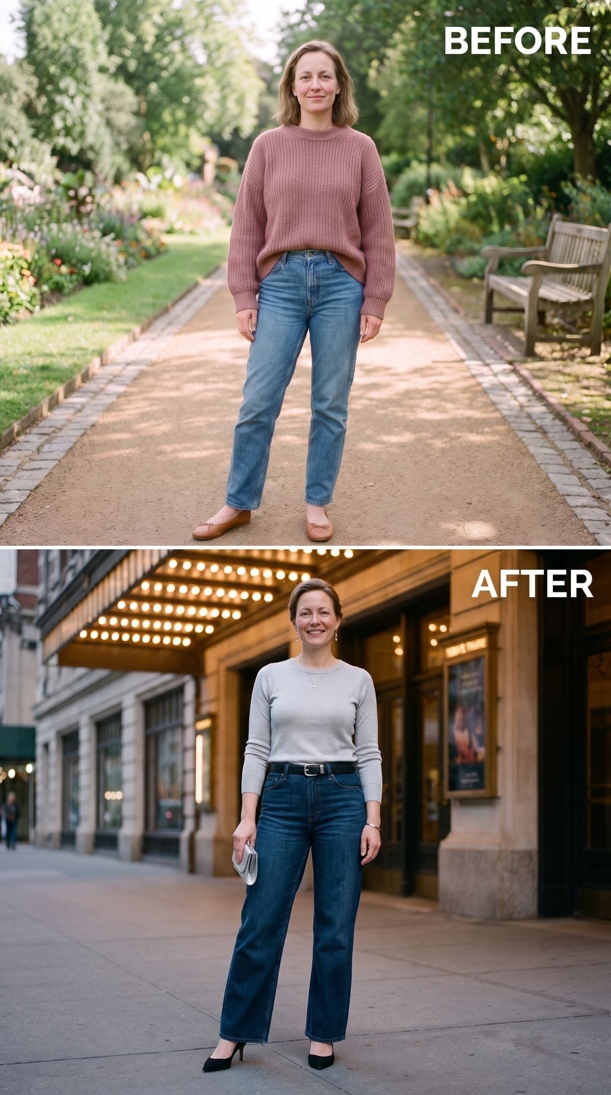 Pink Oversized Knit, Theater Lights, and Why the Belt Loop Finally Did the Heavy Lifting