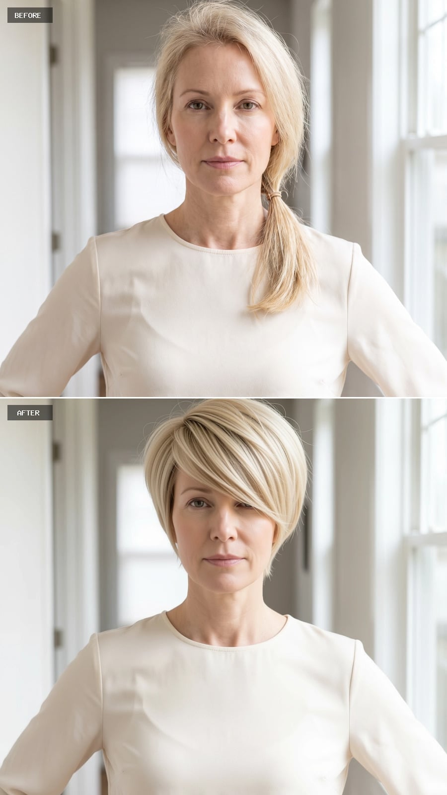 Sweeping Side Layers and a Blonde That Finally Has Dimension